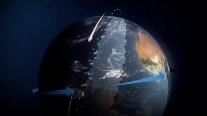 Mô phỏng quá trình Planet Labs ghi hình bề mặt Trái Đất