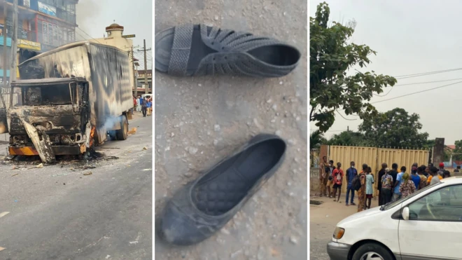Scenes from accident for Ojodu Berger