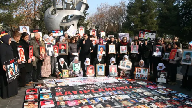 Diyarbakır'dea kayıp yakınlarının 6 Ağustos 2020'de yaptığı açıklama