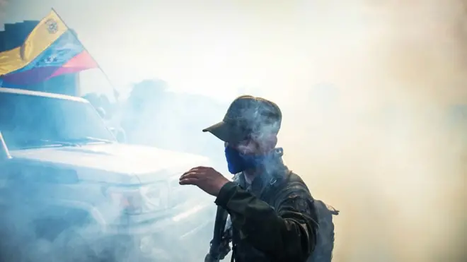 Беспорядки в Венесуэле.