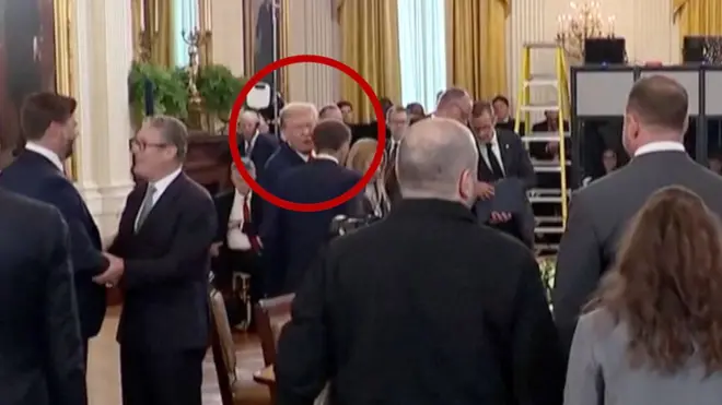 Tramp, bela kuća, tramp govori makronu, tramp i makron, sastanak trampa i evropskih lidera u vašingtonu