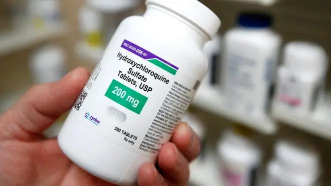 US President Donald Trump said he had taken hydroxychloroquine for two weeks