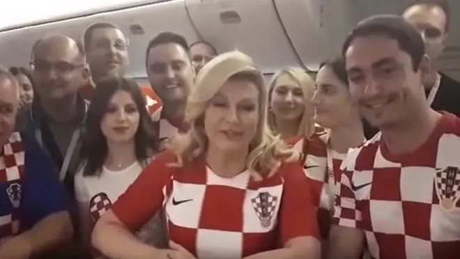 Президент Хорватии Колинда Грабар-Китарович благодарит Россию за гостеприимство