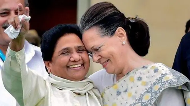 मायावती और सोनिया गांधी
