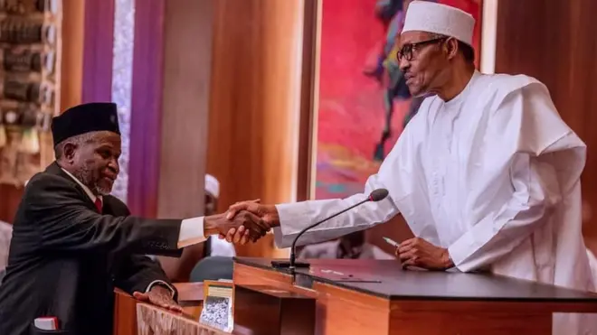 Aa Buhari yan Tanko Ibrahim lati dele de adajọ Onnoghen