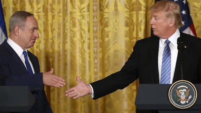 دونالد ترامب وبنيامين نتنياهو