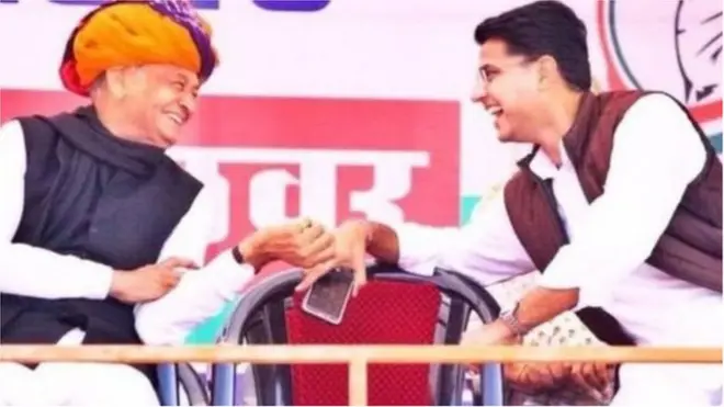 અશોક ગહલોત અને સચીન પાયલટ