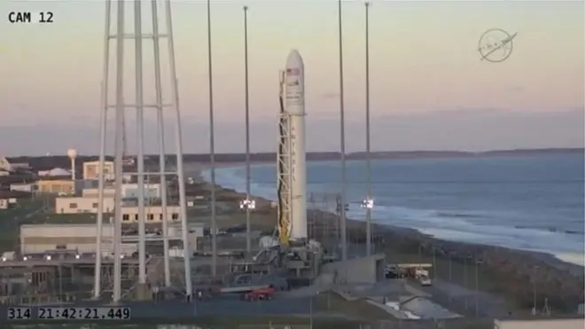 بغیر انسان والا یہ سامان بردار خلائی جہاز انٹرنیشنل سپیس سٹیشن کے لیے روانہ ہونے ہی والا تھا