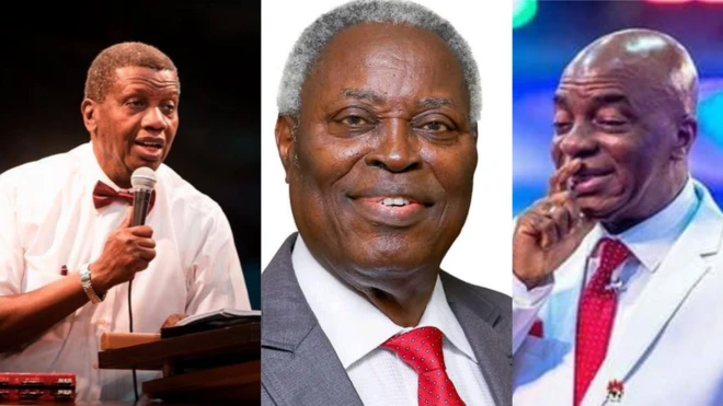 Adebo, Kumuyi, Oyedepo