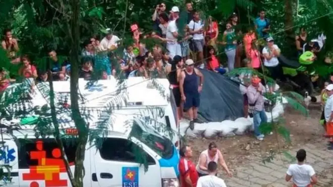 La tragedia ocurrió cerca de las 11 de la mañana del lunes 9 de enero.