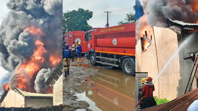 Fire for plastic industry Ilupeju