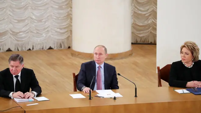 Президент России Владимир Путин на IX Всероссийском съезде судей