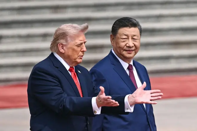 Những lời lẽ thiện chí của ông Trump dành cho ông Tập được cho là đã đặt Trung Quốc vào vị thế ngang hàng với Mỹ
