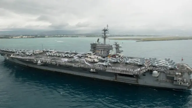 USS Theodore Roosevelt thăm Việt Nam tháng 3/2020