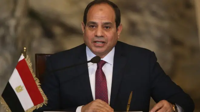 الرئيس المصري عبد الفتاح السيسي