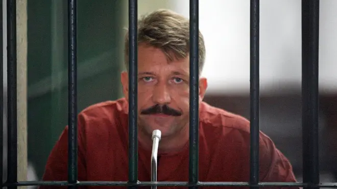 Viktor Bout, known as the merchant of death, is serving a 25-year sentence in the US