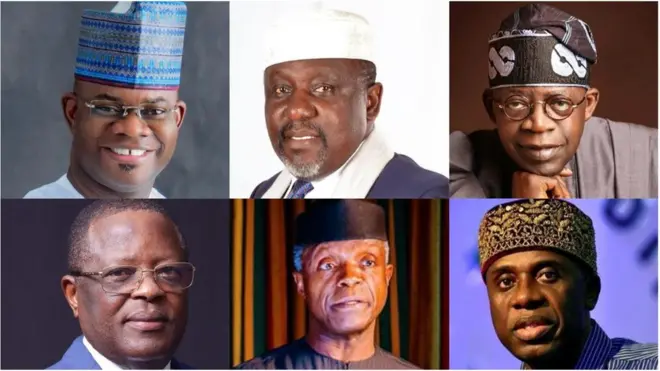 Bello, Okorocha, Tinubu, Amaechi, Osinbajo, Umahi
