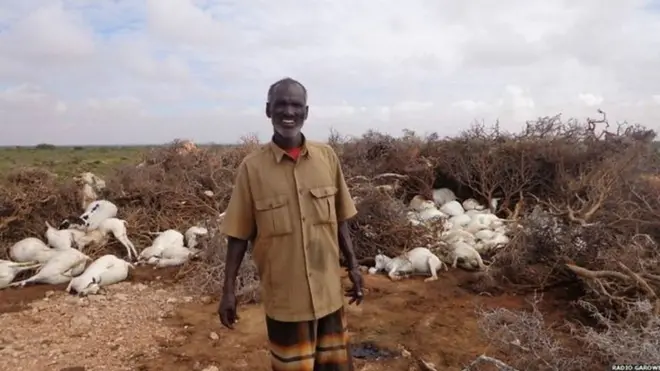 Dad badan oo abaarta darteed u dhintay