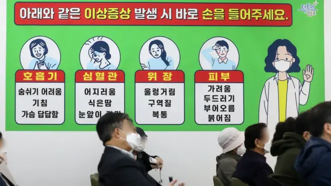 예방 접종 후 15~30분간 접종기관에서 이상반응 발생여부를 관찰해야 한다