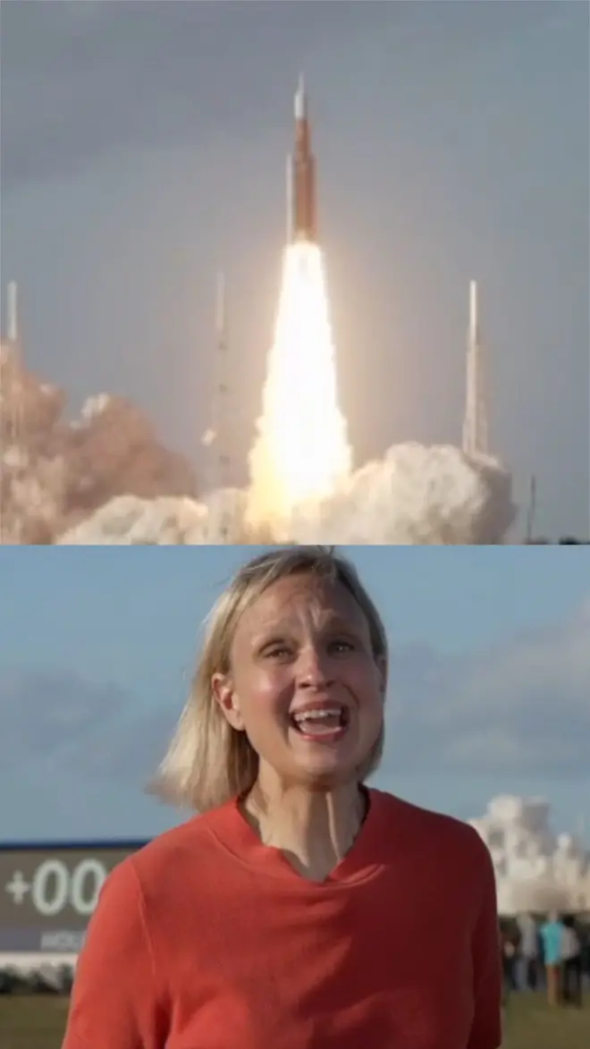 BBC urednica za nauku Rebeka Morel gledala je lansiranje misije Artemis II ka Mesecu.