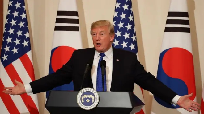 Жесткая риторика Трампа по отношению к КНДР вызывала тревогу у наблюдателей