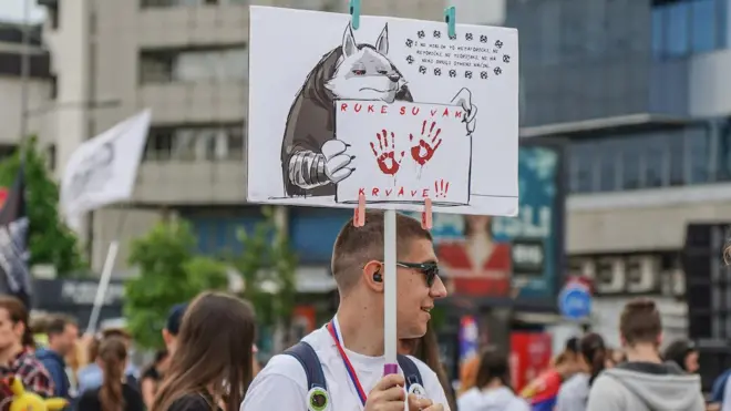 протест у НС 