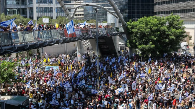 مظاهرات في إسرائيل