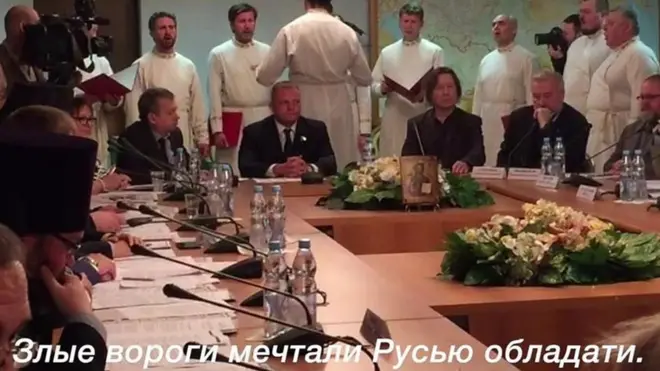 Заседание межфракционной группы депутатов по защите христианских ценностей.