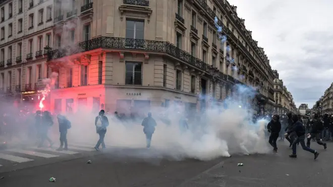 Paris protesto