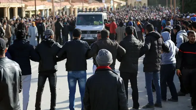 Les jeunes rendent hommage à un des leurs tué dans une mine à Jerada.