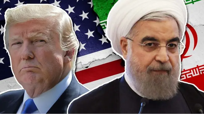 Trump and Ali Khamenei