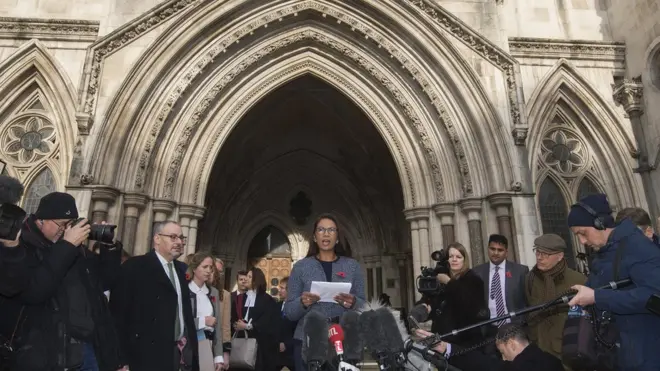 Giner Miller, yatanguye isekeza ryo kurwanya Brexit avuga ko iyo ngingo ya sentare ari ifatiro rya kazoza