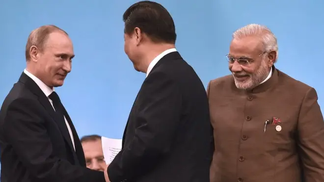 रूस, चीन और भारत