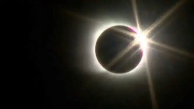 Полное солнечное затмение в аргентинской Патагонии