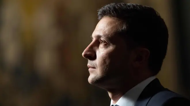 Ukrainian President Volodymyr Zelensky