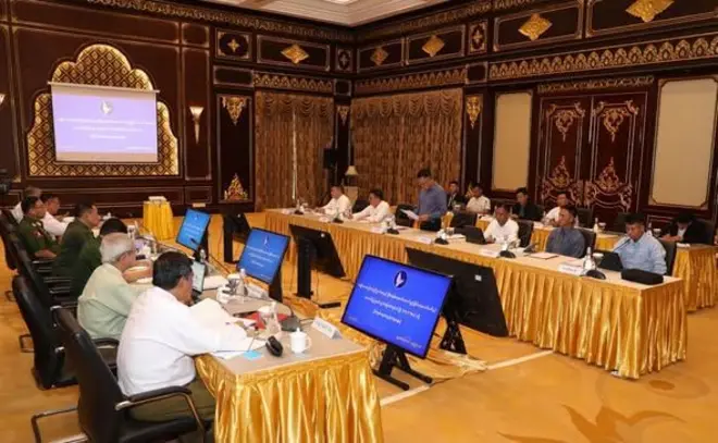 ဇူလိုင် ၁၉ ရက်၊ နေပြည်တော်၊ ရွှေစံအိမ်ဟိုတယ်မှာ NSPNC နဲ့ TNLA တို့ ဆွေးနွေးပွဲ မြင်ကွင်း