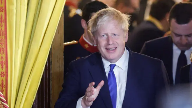 Minisitiri w'intebe w'Ubwongereza Boris Johnson 