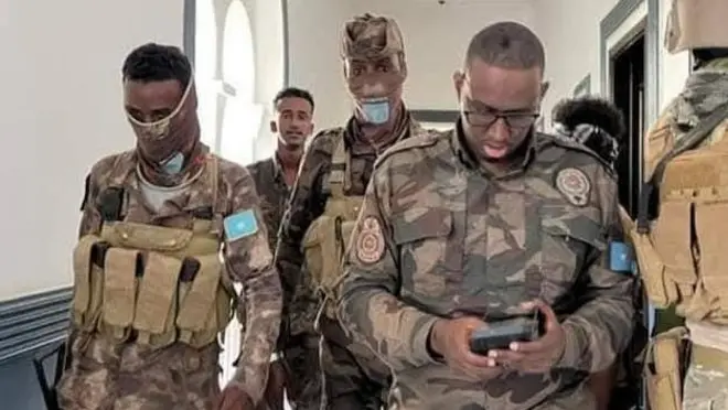 Taliye maclin mahdi iyo qaar ka mid ah ciidamada 