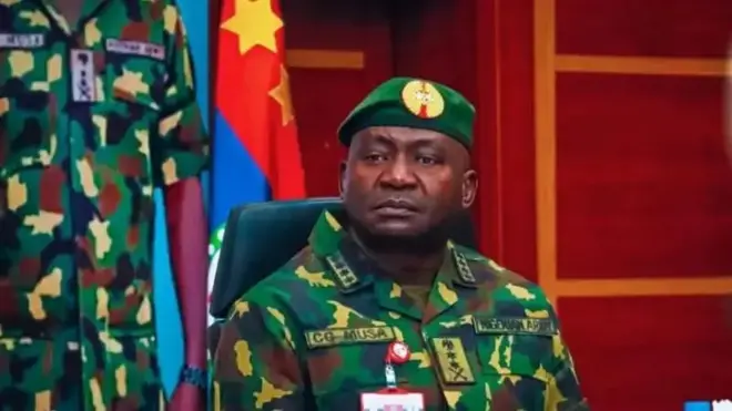 Chief of defence staff, General Christopher Musa