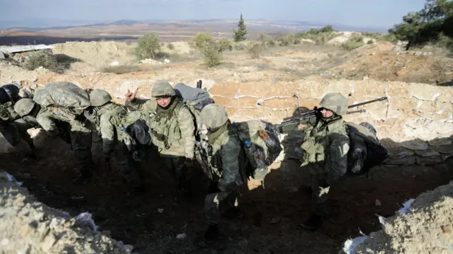 الجيش التركي يواصل عملياته في عفرين