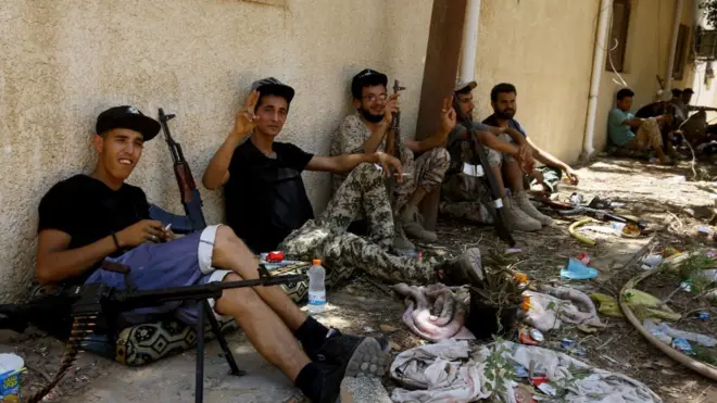 Ulusal Mutabakat Hükümeti'ne bağlı askerler