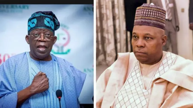 Aworan Tinubu ati Shettima