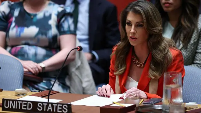 مورگان اورتگاس، نماینده آمریکا در نشست شورای امنیت