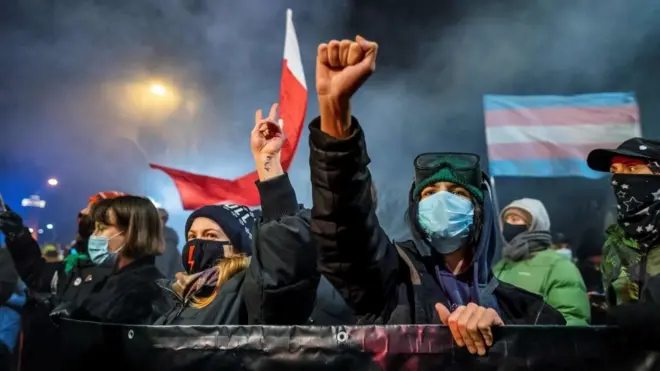 Protests in Warsaw