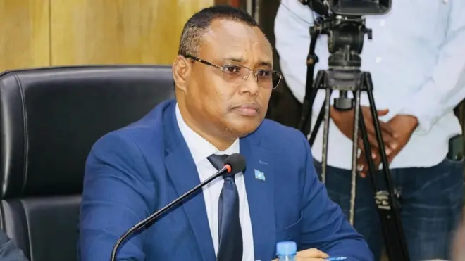 Wasiirka Wasaaradda Ganacsiga Soomaaliya Jibriil Cabdirashiid