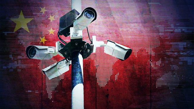 中国制造的监控摄像头