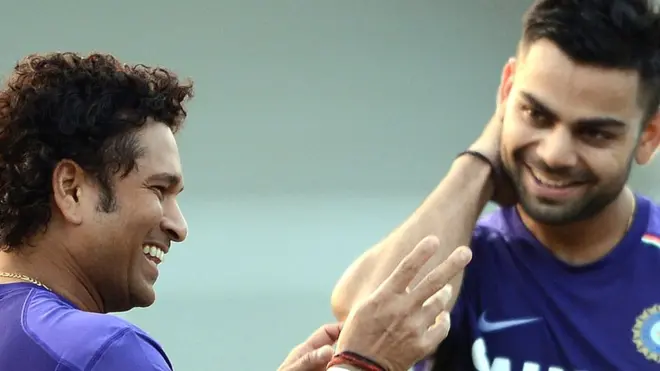 सचिन तेंदुलकर और विराट कोहली