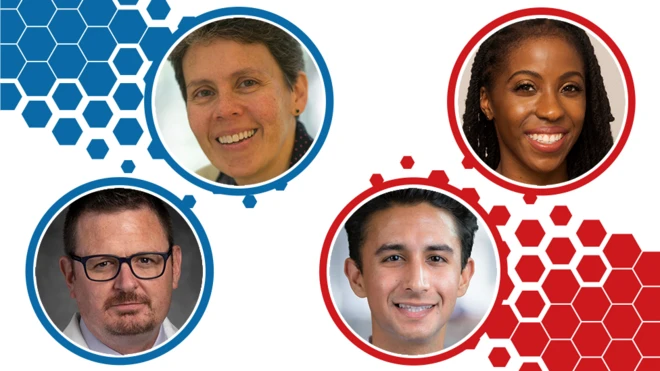 Composite image of Ask America panel