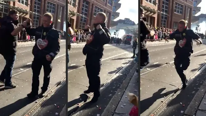 Танцующий полицейский