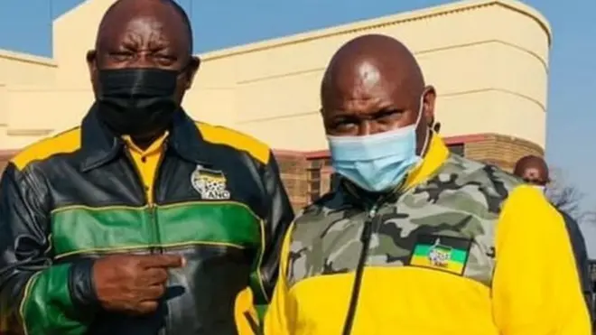 South Africa president mourn di death of Jolidee Matongo